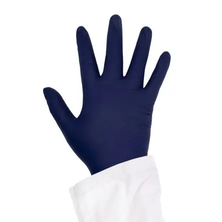 Produktfoto 1 von Detectamet 455 Einweghandschuhe aus Nitril, lebensmittelecht Blau Größe M, 200 Stück
