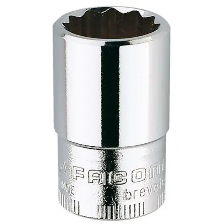 Facom JB.3/4 3/8 Zoll Standardbuchse Steckschlüsseleinsatz 3/4Zoll 12-Punkt x 32 mm