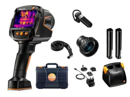 Produktfoto 1 von Testo testo 883-2 Kit Testo 883 Wärmebildkamera-Set Bluetooth, WLAN, USB Typ C Hand-Fokus 320 x 240 Pixel, 650 °C / 40mK