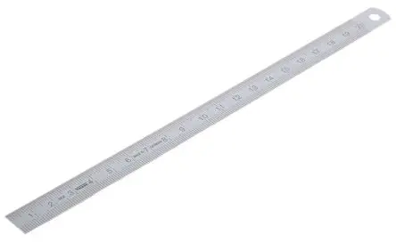 MikronTec Edelstahl Lineal Metrisch Flexibel 2 mm, ISO-kalibriert