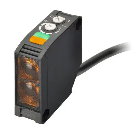 Produktfoto 1 von Omron E3JK Kubisch Optischer Sensor, Diffus, PnP Ausgang, Kabel