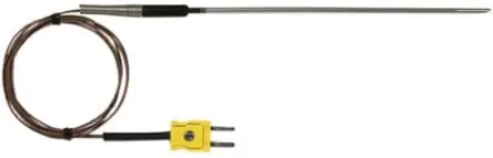 Produktfoto 1 von Fluke Temperatursensor, Typ J, Lanze x 140 mm Einfügen, Luft, Oberfläche, Generell, Ø 9.5 mm, max.Temp 260 °C,