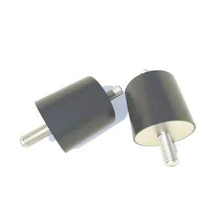 Produktfoto 1 von FIBET Fibet VV Mounts Naturgummi, Stahl zinkplattiert Rund Gummipuffer, Außen-/Außengewinde Puffer M3 8.8 kg, Ø 8 mm