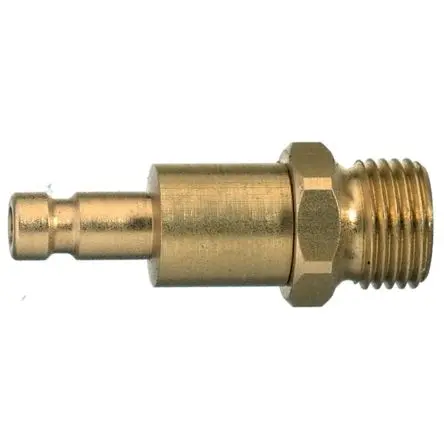 Produktfoto 1 von Legris Pneumatische Schnellsteckkupplung, Messing vernickelt 1/8 in Stecker/Buchse