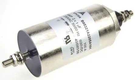 Produktfoto 1 von TDK B85321 Durchführungskondensator 1.0 μF ±20 %, 250 V ac, 600V dc Schraubanschlussklemme, -40 °C → 85 °C