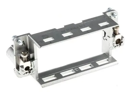 Produktfoto 1 von HARTING HAN Modular Metallrahmen für Han-Standardkappen und -gehäuse, M3, Oben, 2-polig, 10 mm², 4 mm², 16B