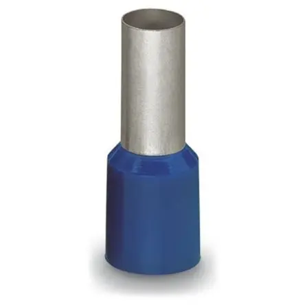 Produktfoto 1 von WAGO 216 Aderendhülse, Stift ø 4.5 mm, Rot, Kupfer, 18 mm, 28mm, Isoliert