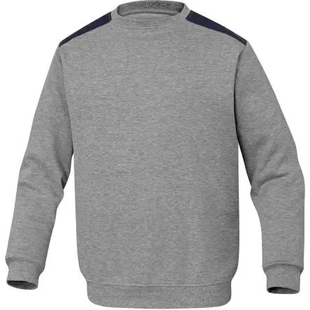 Produktfoto 1 von Delta Plus OLINO Unisex Sweatshirt, 35 % Baumwolle, 65 % Polyester Marine Überziehen, Größe M