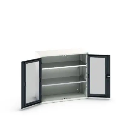 Produktfoto 1 von Bott Schrank Typ Schrank mit Ablage Freistehend 2 Tür/en 2 Regal/e 550 mm 1050mm Abschließbar 550 mm Stahl