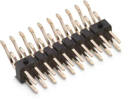 Produktfoto 1 von Wurth Elektronik WR-PHD Leiterplattenleiste Abgewinkelt, 12-polig / 2-reihig, Raster 2 mm Raster Oberfläche,
