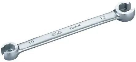 Produktfoto 1 von SAM Ratschen Satz Ringschlüssel, Poliertes Chrom Griff, Backenweite 7 x 9 mm, / Länge 123mm