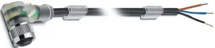 Produktfoto 1 von Phoenix Contact SAC-5P- 3.0-PUR/M12FR, 5-polig Sensor-Betätigungselementkabel, Rechtwinklig Buchse 5 / Nicht