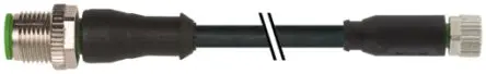 Produktfoto 1 von Murrelektronik Limited 7000, 4-polig Sensor-Betätigungselementkabel, Gerade Stecker 4 / Gerade Buchse, Länge 4 m