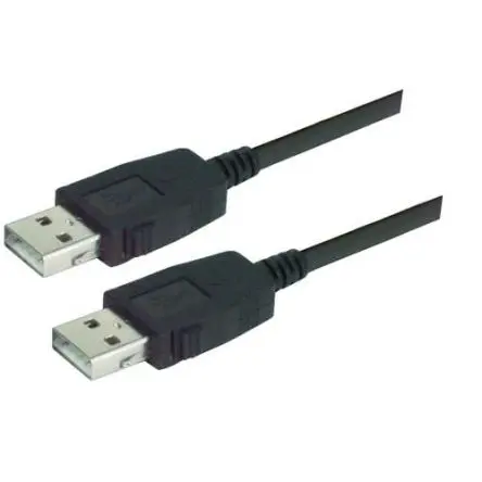 Produktfoto 1 von L-Com Stecker CAUALAL USB-Kabel, USB Typ A Stecker / USB Typ A, 5 m USB 2.0 Schwarz