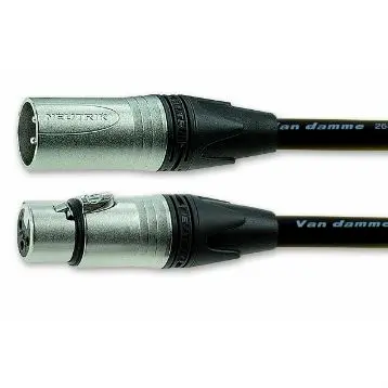 Produktfoto 1 von Van Damme Stecker XLR-Kabel XLR3 Buchse XLR3 3 m