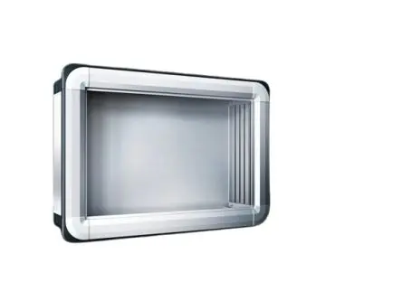 Produktfoto 1 von Rittal CP Gehäuseplatte B. 520mm H. 600 mm 209 mm L. 600 mm Aluminium Natur für Serie CP