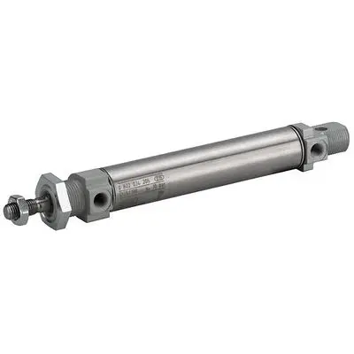 Produktfoto 1 von EMERSON – AVENTICS MNI 0822032205 Magnetspulen-Steckverbinder 100 mm Doppeltwirkend, Bohrung Ø 16 mm, bis 10 bar