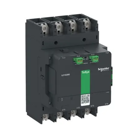 Produktfoto 1 von Schneider Electric TeSyS G Schütz 24V ac/dc, 48 V ac/dc-Spule, 4-polig, 460V / 385 A 24V ac/dc, 48 V ac/dc 380 W 1