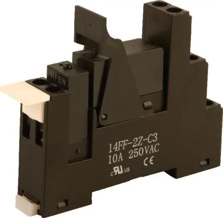 Produktfoto 1 von Hongfa Europe GMBH 2RM Interface Relais 12V dc, 2-poliger Umschalter DIN-Hutschiene 8A