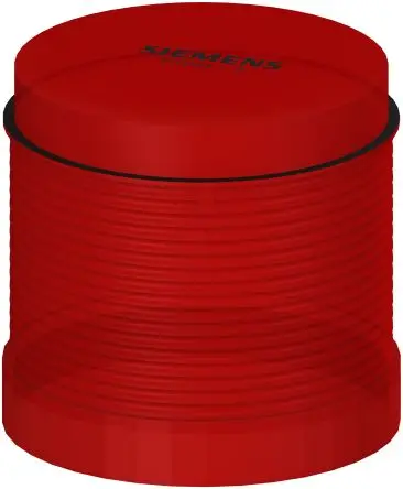 Produktfoto 1 von Siemens SIRIUS LED Blitzlichtelement Dauerbetrieb-Licht 24V ac/dc Rot Wechselstrom/Gleichstrom IP65, 70 mm x 65.5 mm