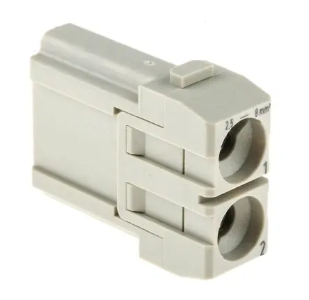 Produktfoto 1 von HARTING HAN Modular Modul für robusten Stromversorgungsstecker Stecker, 2-polig 40A, Kabel, Steckverbindermodul