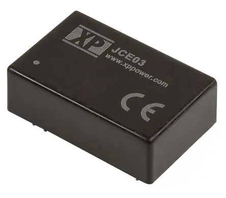 XP Power JCE03 DC/DC Konverter, 5V dc OUT 600 mA Durchsteckmontage 18V dc 1.5 kV dc 3 W -40 °C 100 °C