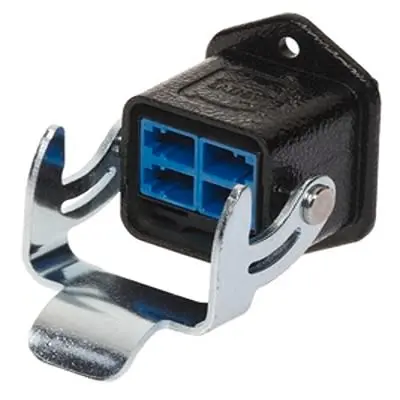 Produktfoto 1 von HARTING Han 3A Anschluss, LC Duplex, Multimodus, Duplex, OM1, LC, Schwarz