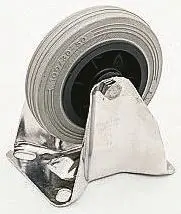 Produktfoto 1 von LAG Feststehend Rolle, Rad ø 100 mm, 85 kg, Ges H. 128 mm, Rad B. 30 mm