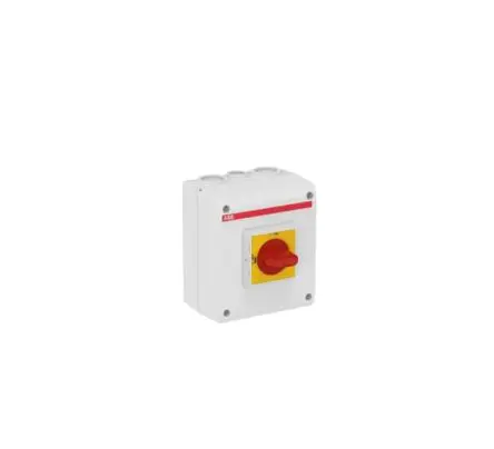 Produktfoto 1 von ABB 1SCA Trennschalter 6-polig Schraubanschlussklemme Rot, Grau, Schwarz IP65