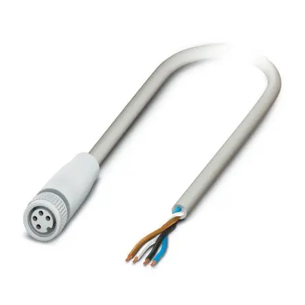 Produktfoto 1 von Phoenix Contact SAC-3P, 4-polig Sensor-Betätigungselementkabel, M8 Buchse 4 / Nicht abgeschlossen, Länge 10 m