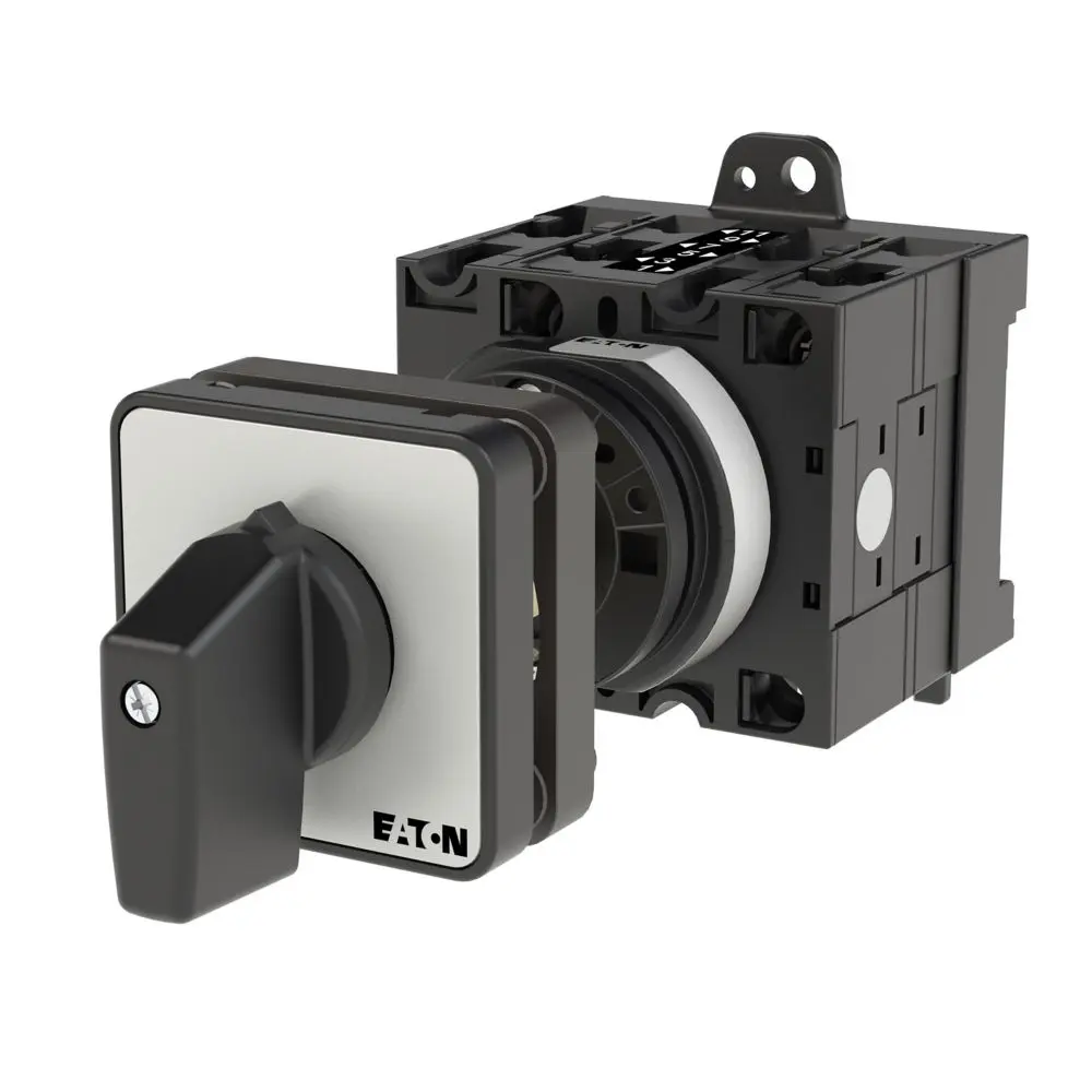 Produktfoto 1 von Eaton Eaton Moeller Series T3 Nockenschalter, 3-polig / 32A, 690V (Volts), 3-phasig, 3-Stufen, 60°-Wurfwinkel