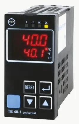 Produktfoto 1 von P.M.A TB 40-1 PID Temperaturregler Panel, 3 x Relais Ausgang/ Thermoelement, Stromstärke und Spannung Eingang 260V ac