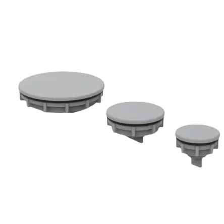 Produktfoto 1 von nVent HOFFMAN Dichtung Polyester, für Extra Druckknopflöcher IP66 ASPB 22mm