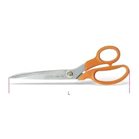 BETA Schere Edelstahl 240 mm Leichte Schere Kunststoff-Griff