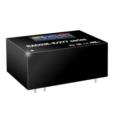 Recom AC/DC-Wandler 305V ac, 3.3V dc Durchsteckmontage, 1.45 x 0.95 in 5-Pin / 900 mA