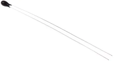 Produktfoto 1 von TDK B57869S Thermistor 5 kΩ, NTC, 12 s 6.5 mm, 4.4 % /K 43.5 mm, Temperaturmessung 2.41 mm, 60 mW AEC-Q200 Rev D
