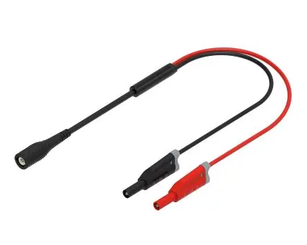 Produktfoto 1 von Electro PJP Bananenstecker 3A Stecker / Stecker, Rot Polypropylen-isoliert 200 cm