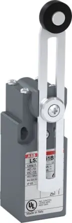 Produktfoto 1 von ABB LS32P51B11 Endschalter, Rollenhebel 1 Schließer/1 Öffner, IP66, Kunststoff 400V ac 3.1A