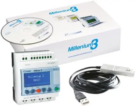 Produktfoto 1 von Crouzet Millenium 3 Logikmodul, 12 Eing. Relais Ausg.Typ Digital Eing.Typ