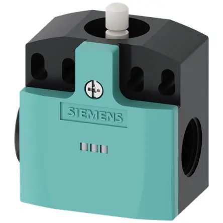 Produktfoto 1 von Siemens 3SE Endschalter, Runder Stößel 1 Schließer/2 Öffner, IP66, IP67, Kunststoff 230V 10A