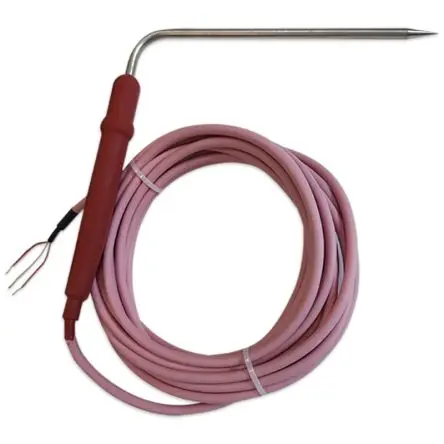 Produktfoto 1 von Prosensor Pt100 Temperatursensor Edelstahl Ø 5 mm 3 x 150 mm Class A, -50 °C → 250 °C, 5 m Leitung