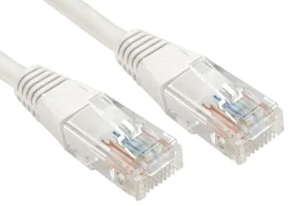 Produktfoto 1 von RS PRO Kat. 6 Ethernet-Kabel, 10 m, Weiß U/UTP Stecker, A RJ45 Stecker, B RJ45, Polyvinylchlorid