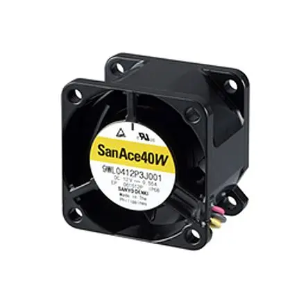 Produktfoto 1 von Sanyo Denki San Ace 9WL DC-Axiallüfter, Kugellager, 24 V dc / 6.24W, 40 x 40 x 28mm, 17500U/min, 37.8m³/h