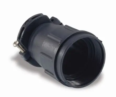 Produktfoto 1 von ITT Cannon Schwarz Dichtung Nicht abgedichtete Kabelklemme TNM-Rundsteckverbinder 12 mm