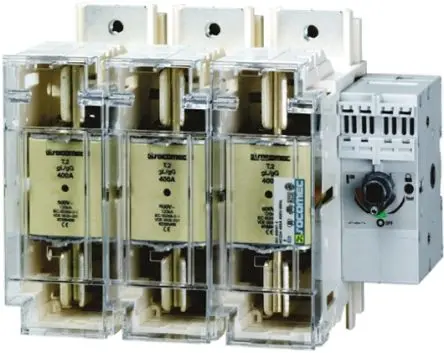 Produktfoto 1 von Socomec FUSERBLOC Sicherungsschalter-Trennschalter / 3-polig 125A, 00 Sicherungsgröße, 3 phasig