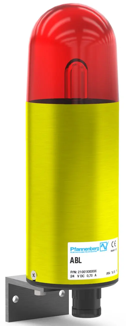 Produktfoto 1 von Pfannenberg Visual Signaling Devices ABS Xenon Signalturm Blink-Licht Rot, 24 V DC