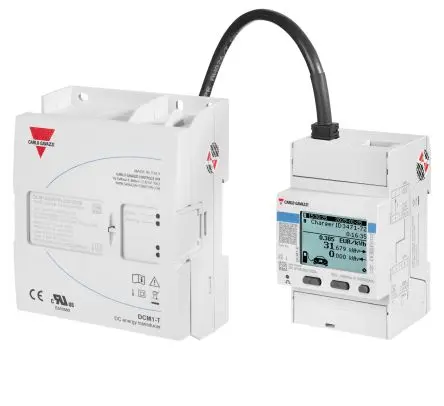 Produktfoto 1 von Carlo Gavazzi DCM1 Energiemessgerät LCD 115 mm x 58 mm Energiemessgerät, 10-stellig / 3-phasig Impulsausgang
