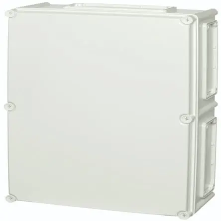 Produktfoto 1 von Fibox EKUN; Universalgehäuse; Polycarbonat; Grau Geflanscht; IK08 IP67, IP66 Breite 380 mm Höhe 560 mm Länge 180 mm