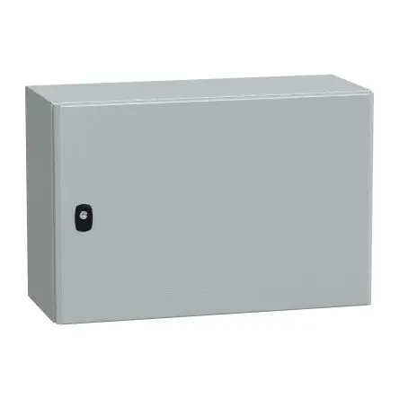 Produktfoto 1 von Schneider Electric PanelSeT S3D Stahl Wandanschlusskasten Grau IP66, HxBxT 400 mm, 600 mm x 250 mm