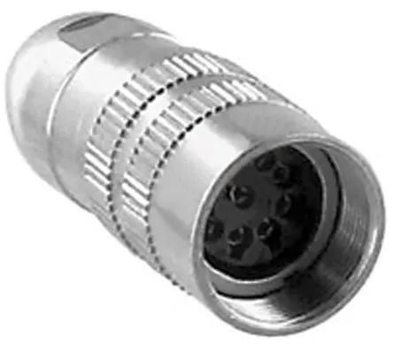 Produktfoto 1 von Lumberg 321 M16 DIN-Buchse Gerade 8-polig, DIN EN 60529, 60V ac 5A IP68 Kabel, Mit Gewinde Buchse